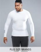 Canterbury Plus Thermoreg Baselayer Long Sleeve Top In White E546845-001 - White