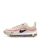 Nike Air Max 97 Se Next Nature Sneakers In Sesame/electro Purple-white