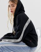 Levi's Zip Through Hoodie With Small Logo-black