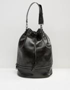 Yoki Fashion Backpack With Tote Handle - Black