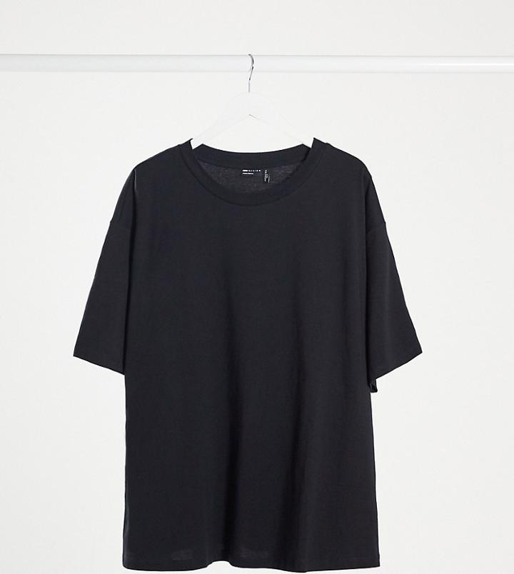Asos Design Curve Ultimate Oversized T-shirt In Black
