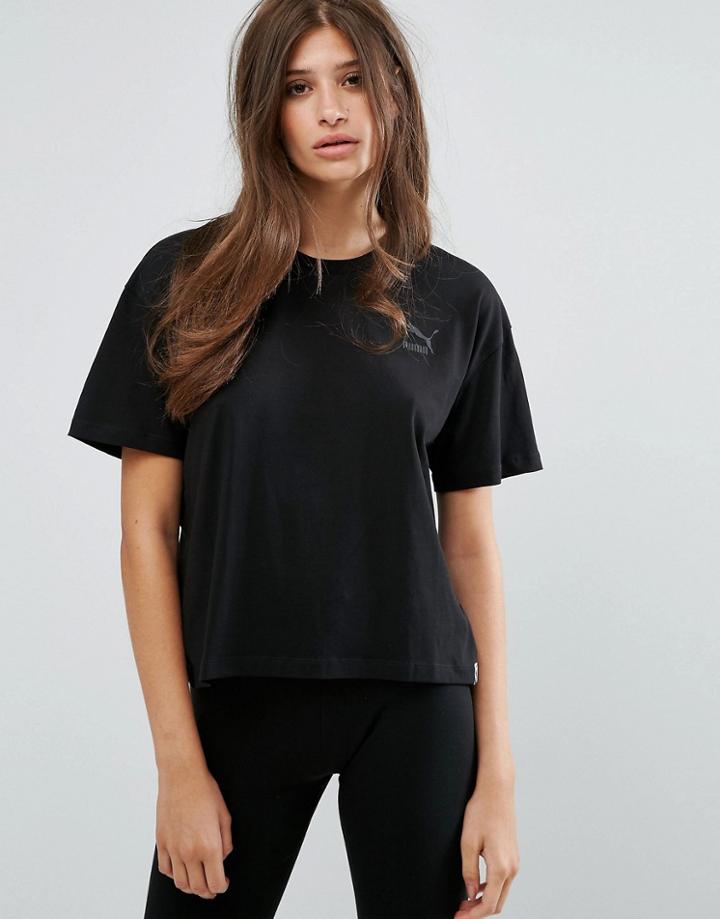 Puma Cropped T-shirt - Black