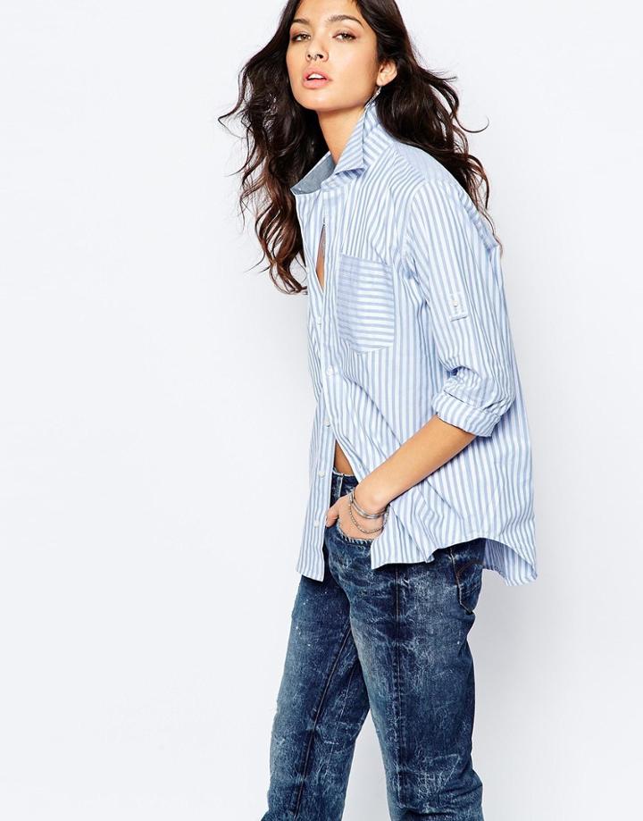 G-star Boyfriend Striped Shirt - Multi