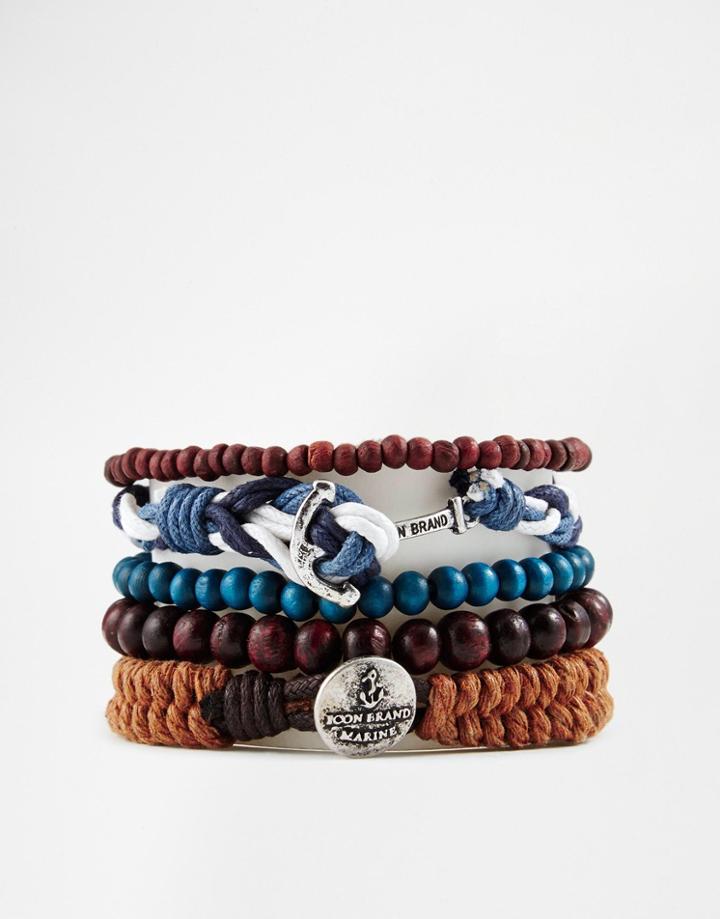 Icon Brand Nautical Bracelet Pack - Multi