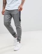 Nicce Skinny Track Joggers In Gray - Gray