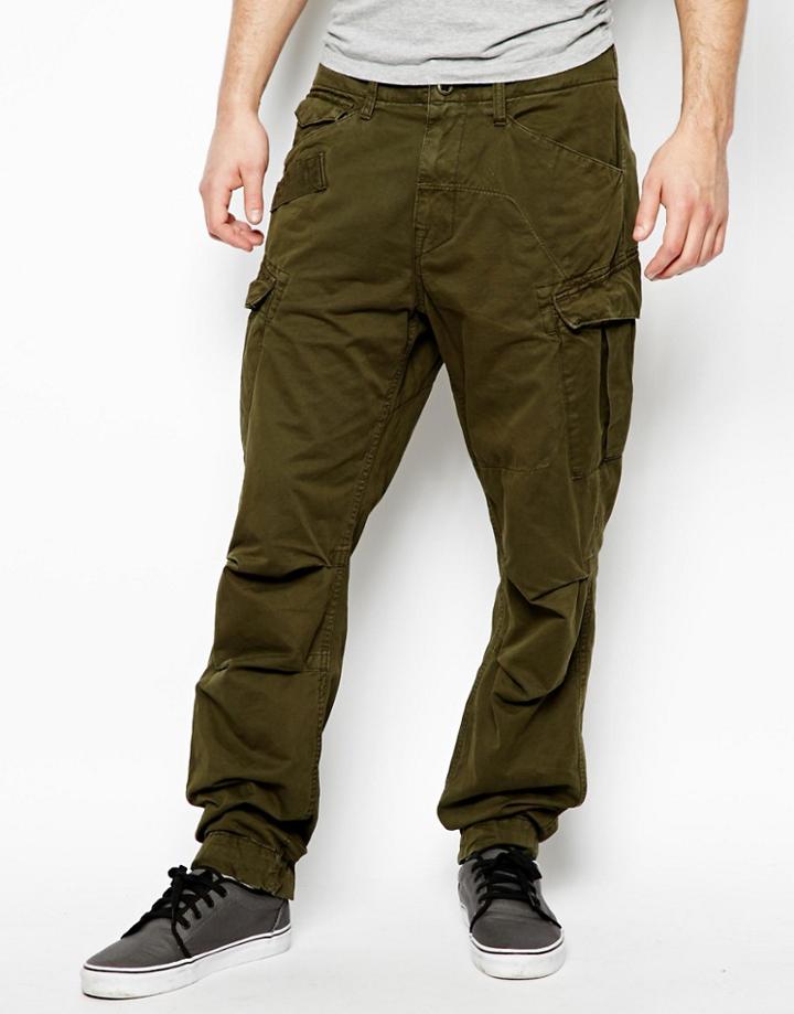 G Star Cargo Pants Rovic Loose Tapered - Gray
