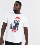 Jack & Jones Originals Holidays Deck Me Out T-shirt In White