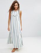 D.ra Cosette Striped Maxi Dress - French Riviera