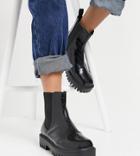 Raid Wide Fit Zinnia Chelsea Boots In Black Croc