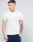 Jack & Jones Originals Polo Shirt With Embroidered Chest Logo - White