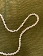 Asos Design Short 6mm Faux Pearl Festival Necklace In White