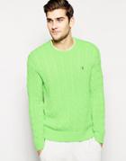 Polo Ralph Lauren Sweater With Cable Knit-blues
