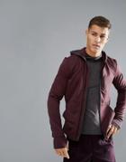 Adidas Running Full Zip Hoodie In Purple Br3653 - Red