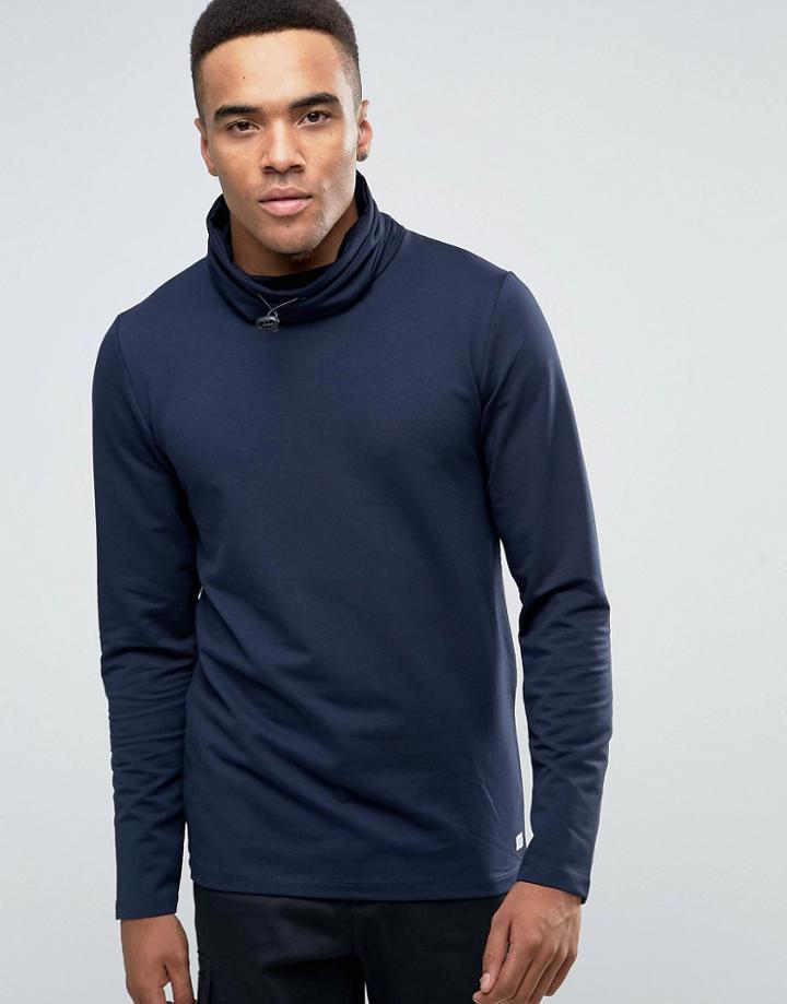 Jack & Jones High Neck Sweat - Navy