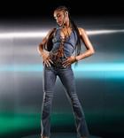 Asyou Lace Up Flared Jeans In Blue - Part Of A Set-blues