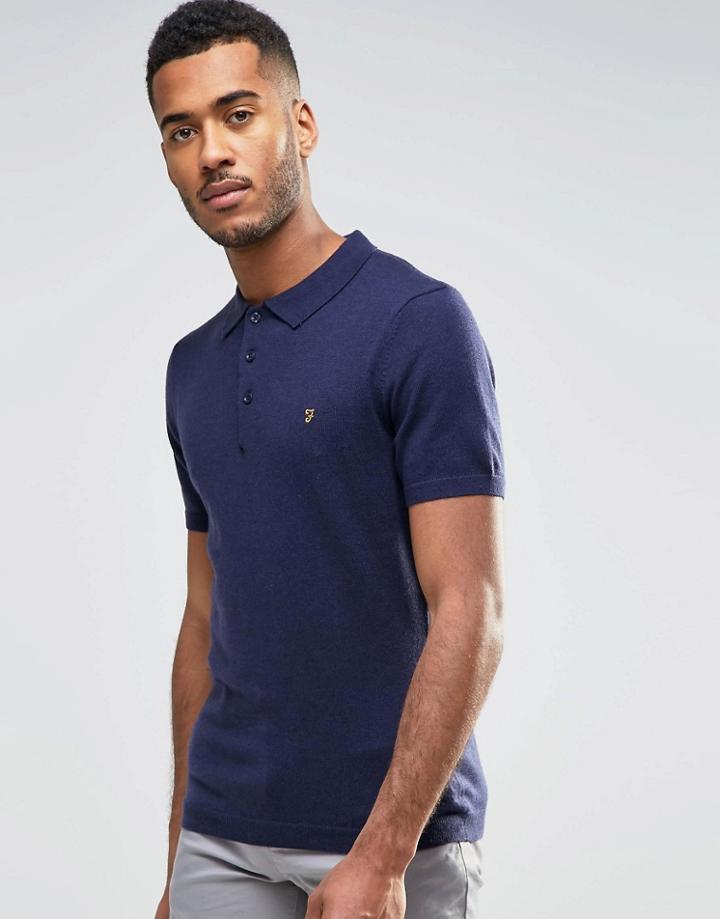 Farah Polo Shirt - Navy