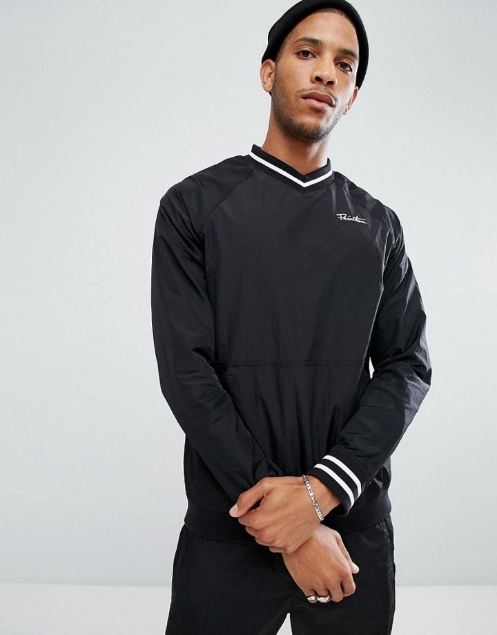 Primitive Skateboarding Crepe Warm Up Jacket - Black