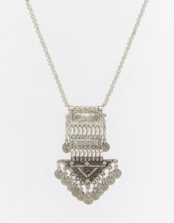 Child Of Wild Bodrum Chest Necklace - Silver