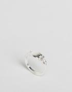 Asos Sovereign Pinky Ring - Silver