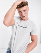 Abercrombie & Fitch Logo T-shirt In Gray