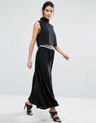 Vero Moda Pleated Maxi Skirt - Black