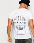 Jack & Jones T-shirt With Back Print - White