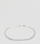Mister Silver Rope Bracelet In Sterling Silver - Silver