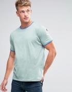 Brave Soul Basic Ringer T-shirt - Blue