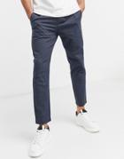 Only & Sons Drawstring Pants In Navy Twill