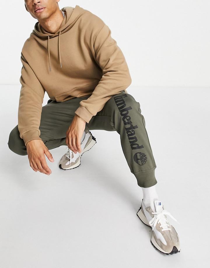 Timberland Core Tree Logo Sweatpants In Green - Part Of A Set