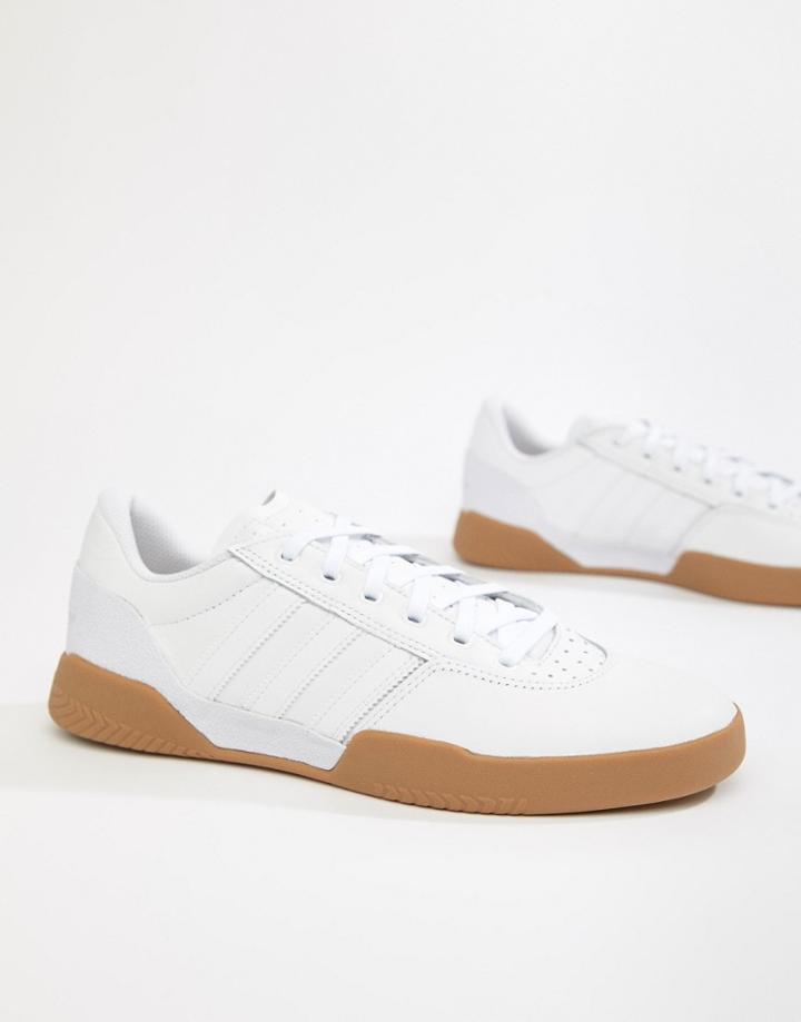 Adidas Originals City Cup Sneakers In White B22729 - White