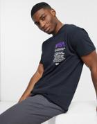 New Look Oversized Nasa Print T-shirt In Black