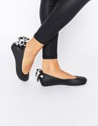 Melissa Ultragirl Minnie Mouse Flat Shoes - Black
