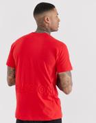 Religion Loose Fit T-shirt With Logo In Red - Red