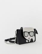 Karl Lagerfeld Iconic Triple Pouch Bag - Black
