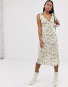 Emory Park Maxi Dress With Scoop Front In Romatic Floral