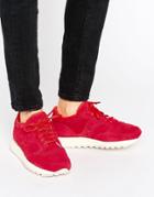 Saucony Exclusive Jazz O Suede Sneakers In Red - Red