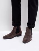 Kg Kurt Geiger Frederick Suede Chelsea Boots - Gray