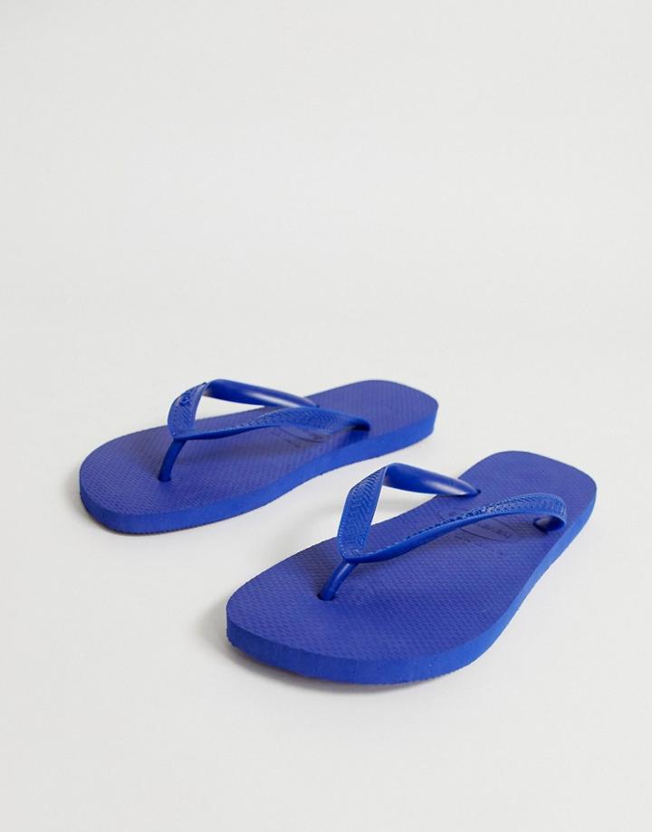Havaianas Top Flip Flops In Blue
