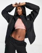 The North Face New Voyage Cropped Jacket In Black