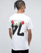 Criminal Damage T-shirt In White With Back Print - White