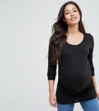 New Look Maternity Long Sleeve T-shirt - Black