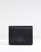 Esprit Mini Leather Bi-fold Wallet With Zip Pocket - Black