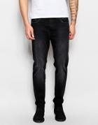 Lee Jeans Arvin Stretch Slim Tapered Fit Distorted Black Worn Wash - Distorted Black