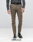 Number Eight Savile Row Skinny Smart Pant - Green