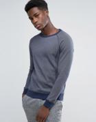 Minimum Garment Washed Sweat - Navy