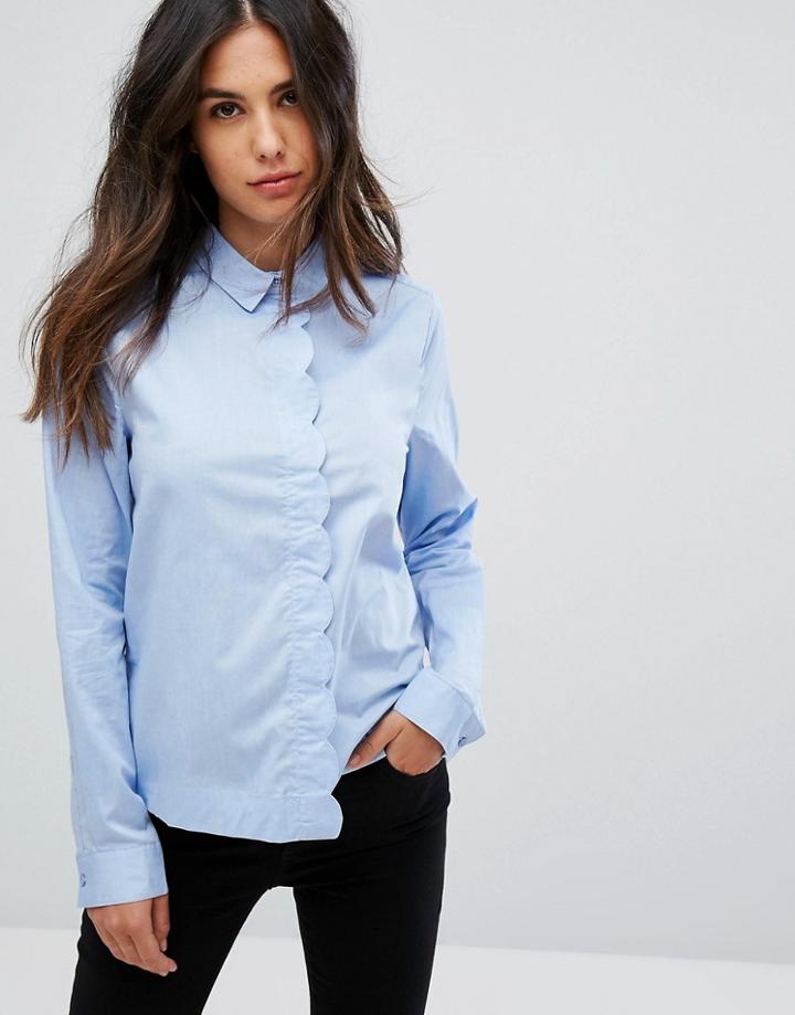 Pieces Shelby Core Shirt - Blue