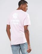 Ok-yo Summer Lovin' Back Print Oversized T-shirt - Pink