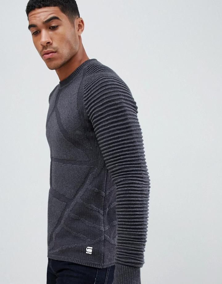 G-star Suzaki Turtleneck Sweater In Black