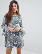Valley Of The Dolls Tehachapi Tunic Dress - Multi